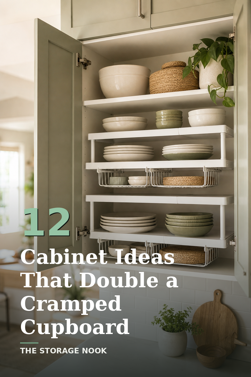 12 Kitchen Cabinet Organization Ideas for Cramped Cupboards