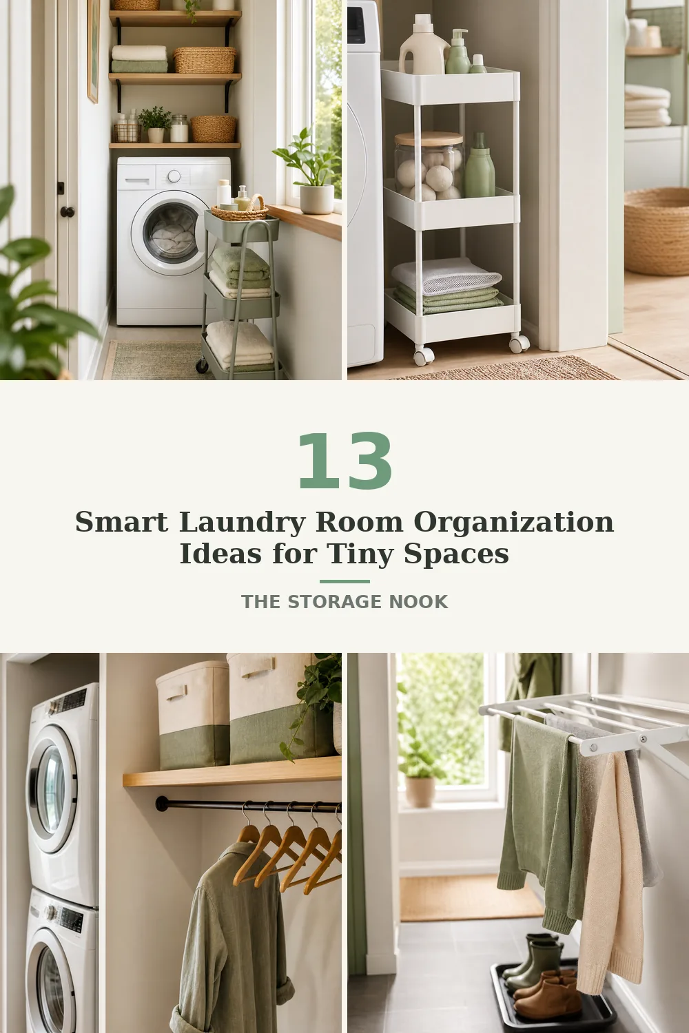 13 Laundry Room Organization Ideas for a Tiny Space