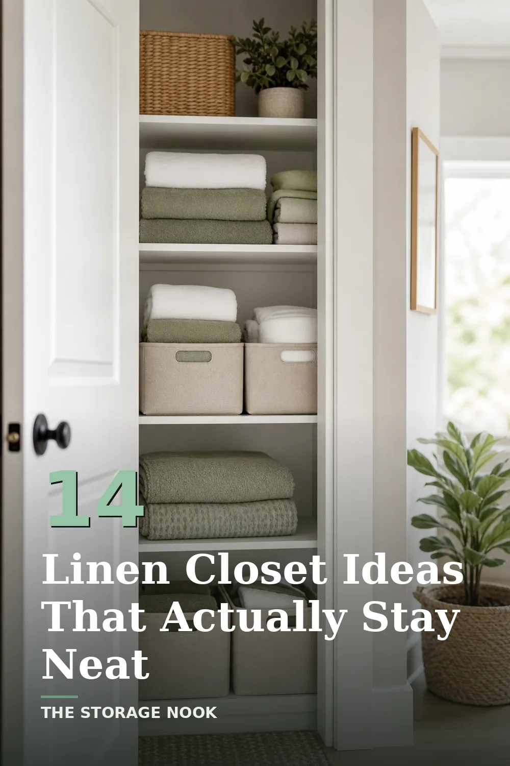 14 Linen Closet Organization Ideas That Actually Hold
