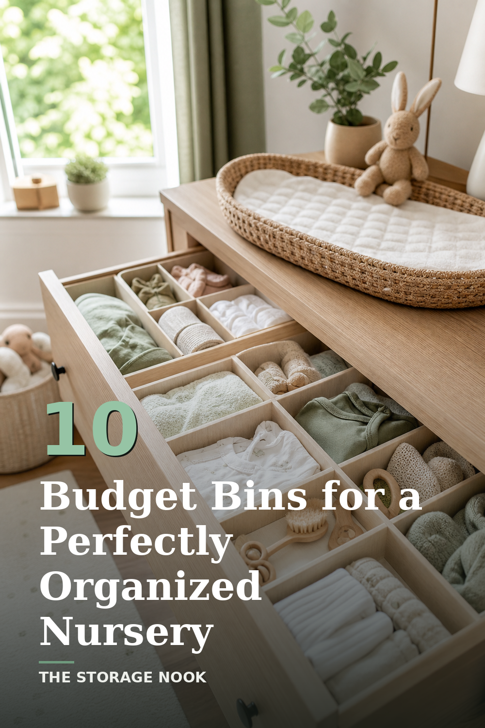Nursery Organization on a Budget: 10 Bins That Work