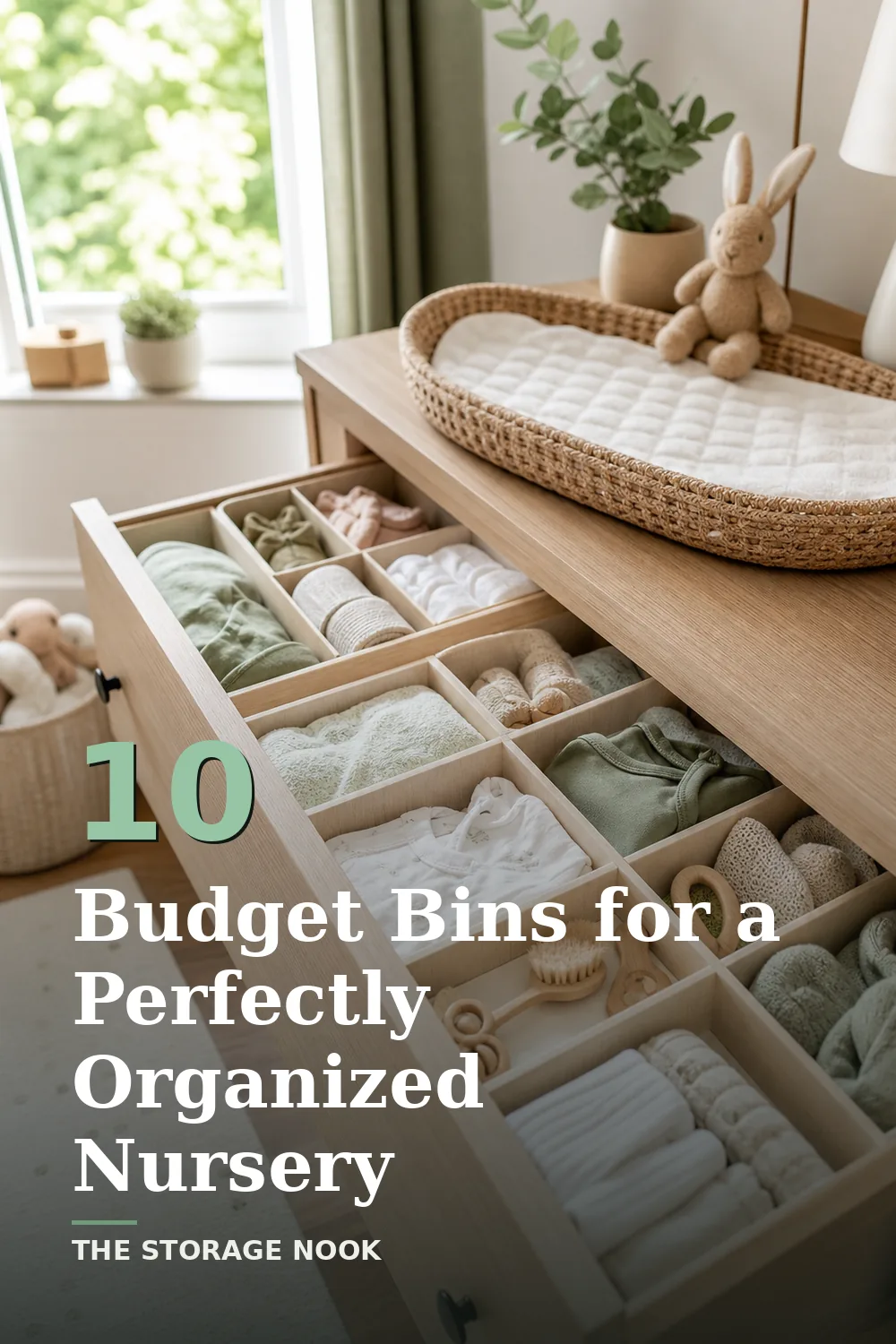 Nursery Organization on a Budget: 10 Bins That Work