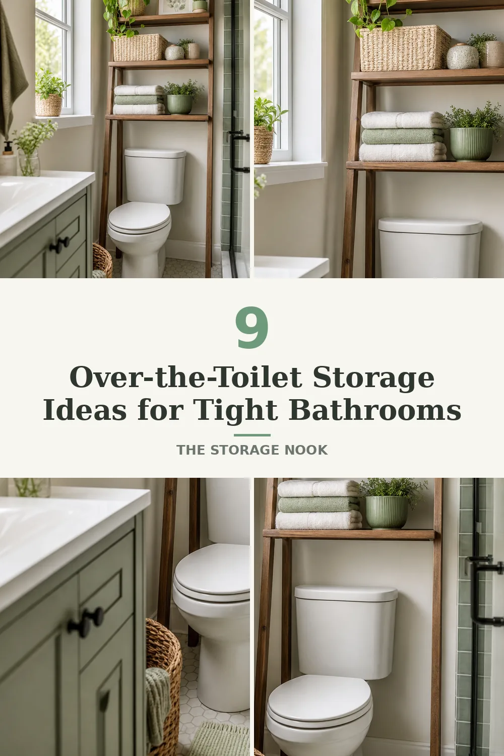 9 Over-the-Toilet Storage Ideas for Tight Bathrooms