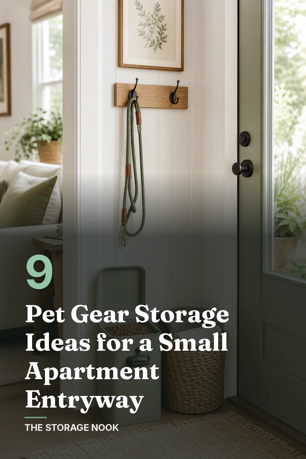 9 Pet Gear Storage Ideas for a Small Apartment Entryway