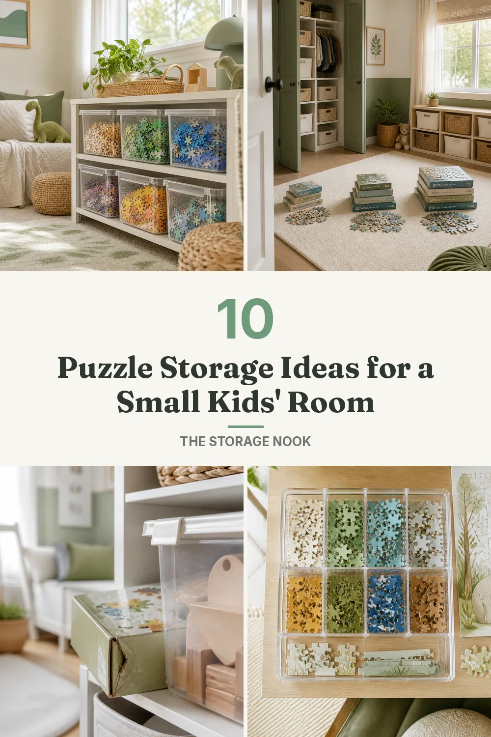 10 Puzzle Storage Ideas for a Small Kids' Room
