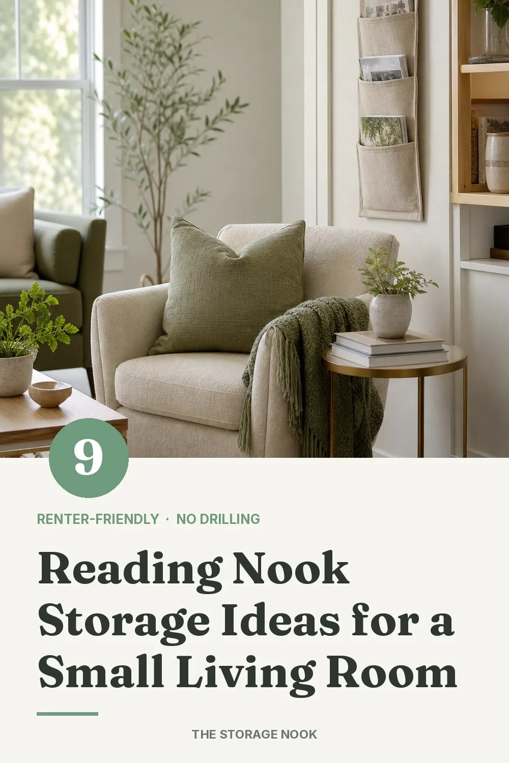 9 Reading Nook Storage Ideas for a Small Living Room Corner