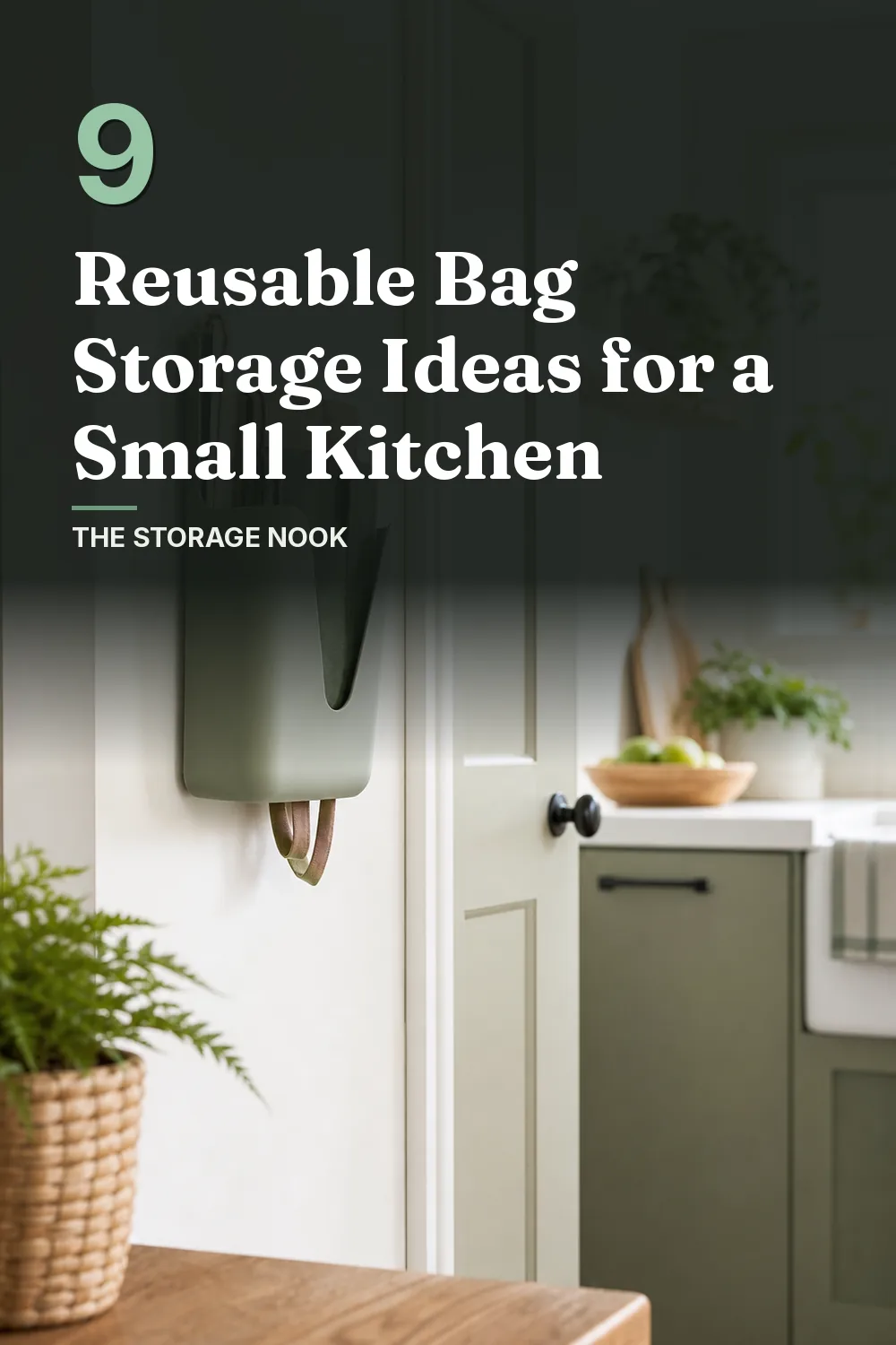 9 Reusable Bag Storage Ideas for a Small Kitchen