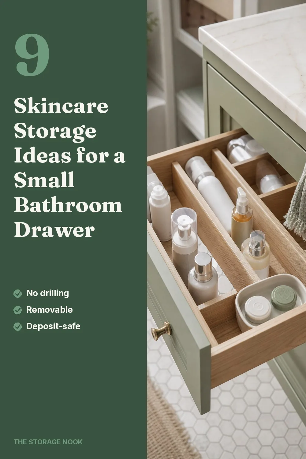 9 Skincare Storage Ideas for a Small Bathroom Drawer
