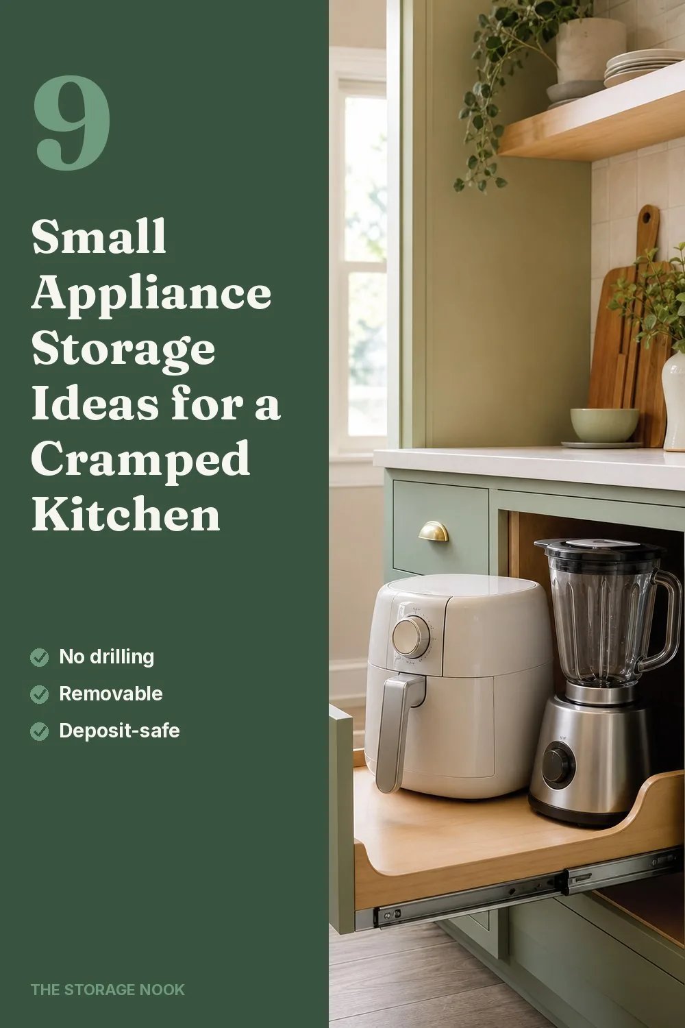 9 Small Appliance Storage Ideas for a Cramped Kitchen