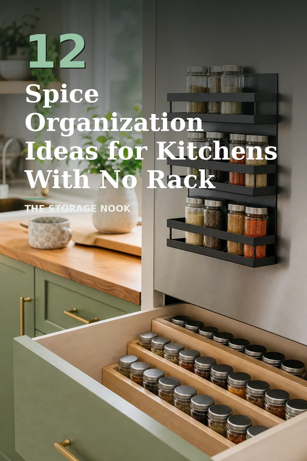 12 Spice Organization Ideas for Kitchens With No Rack Space