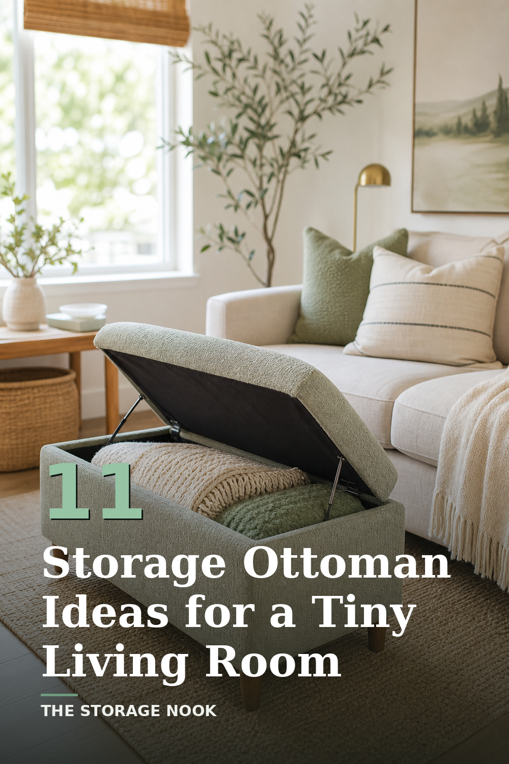 11 Storage Ottoman Ideas for a Small Living Room That Work