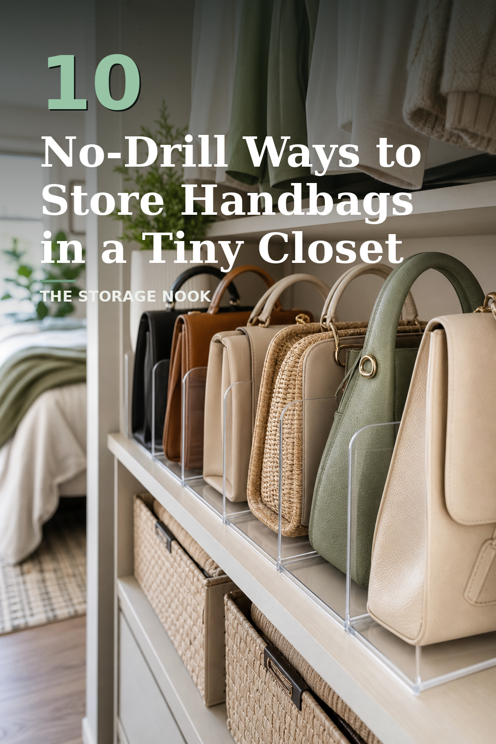 How to Store Handbags in a Small Closet: 10 No-Drill Ideas