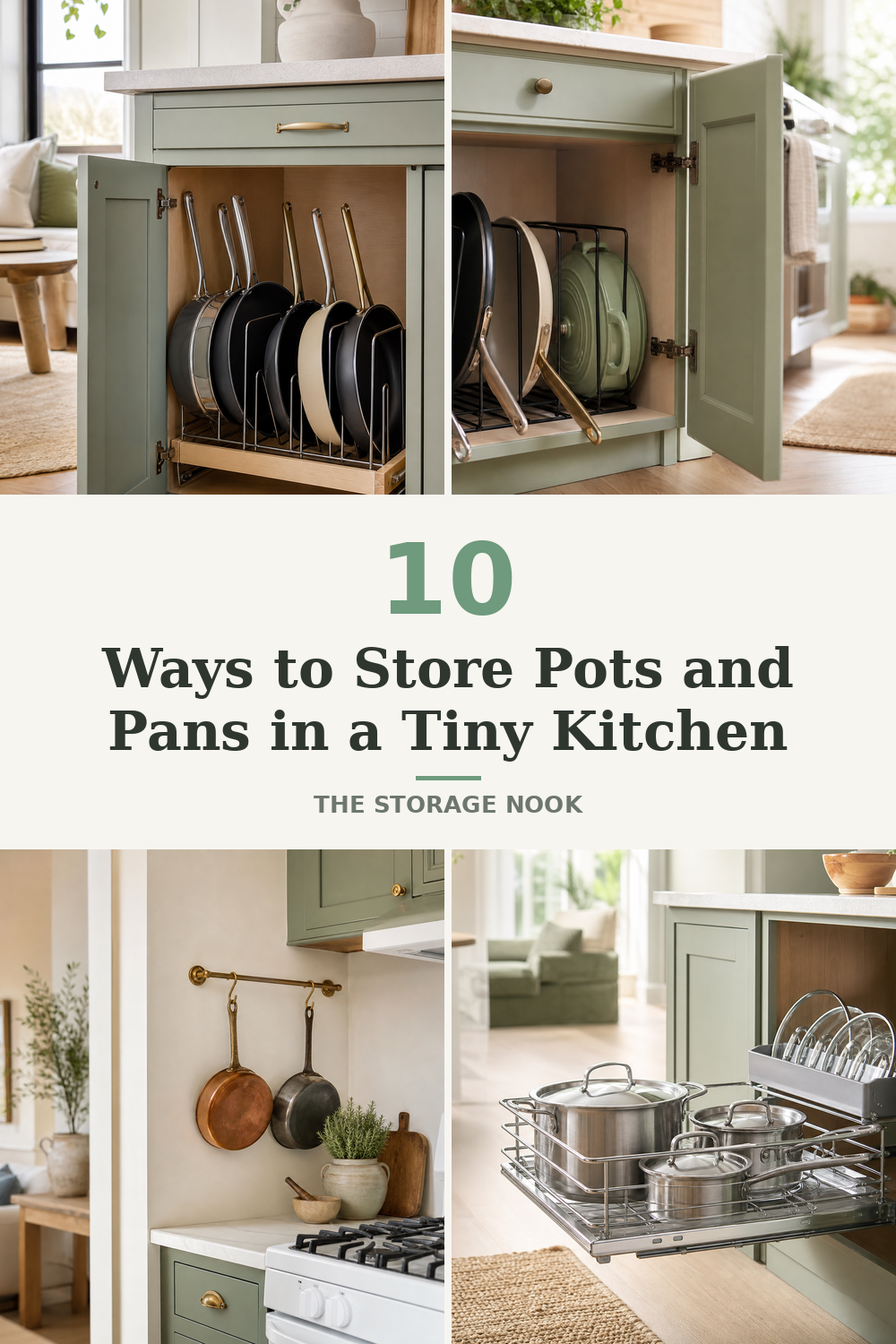 How to Store Pots and Pans in a Tiny Kitchen: 10 Smart Fixes