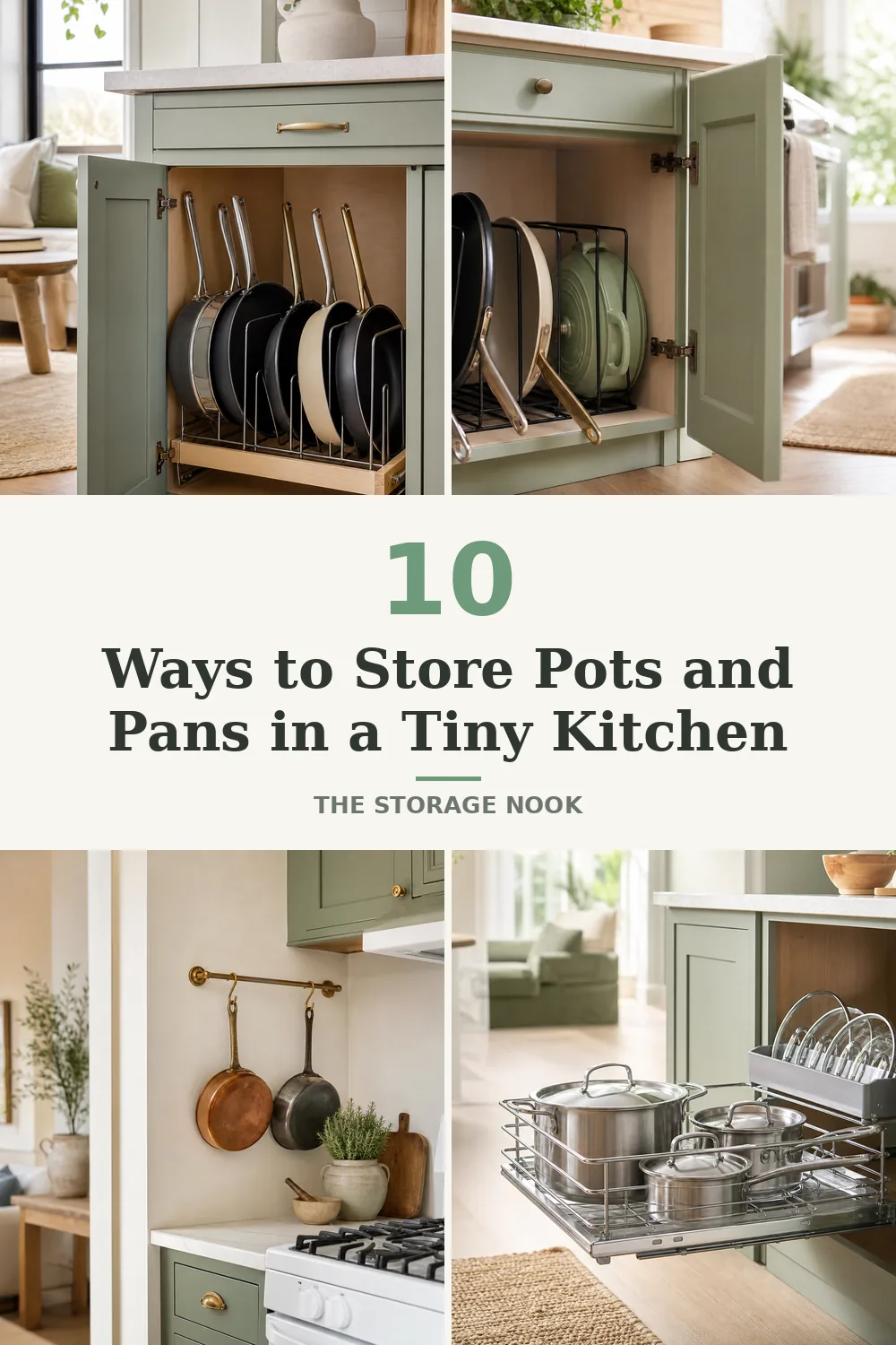 How to Store Pots and Pans in a Tiny Kitchen: 10 Smart Fixes