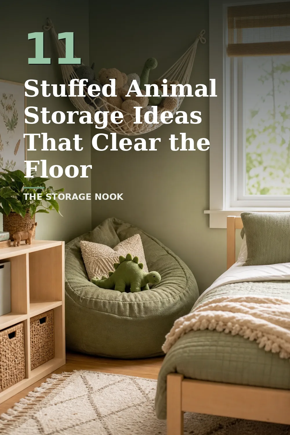 11 Stuffed Animal Storage Ideas That Clear the Floor Fast