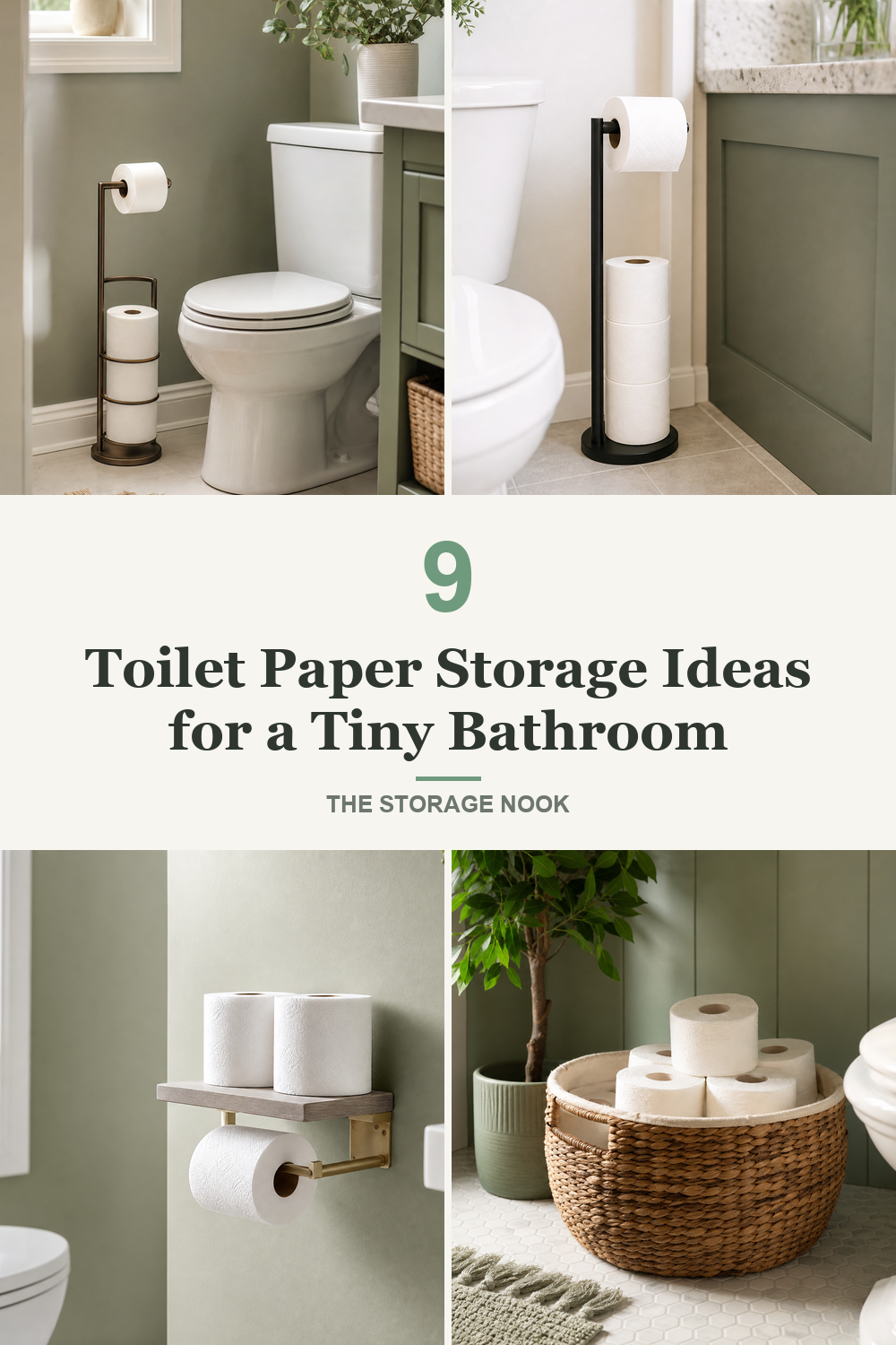 9 Toilet Paper Storage Ideas for a Tiny Bathroom