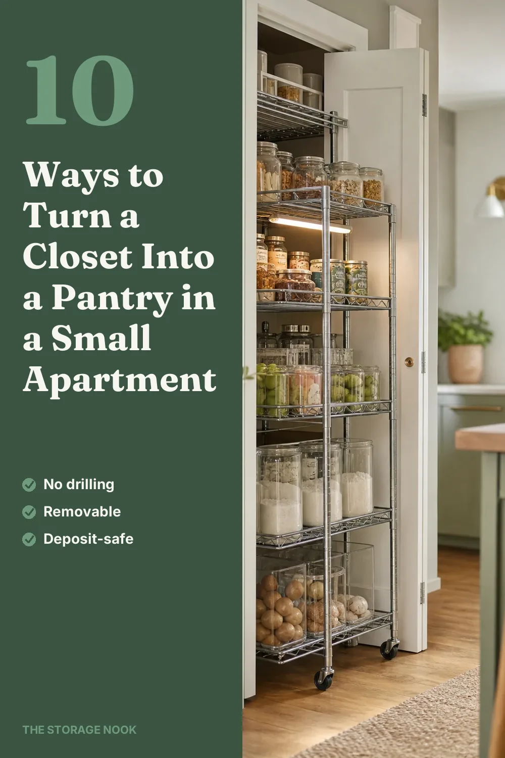 10 Ways to Turn a Closet Into a Pantry in a Small Apartment