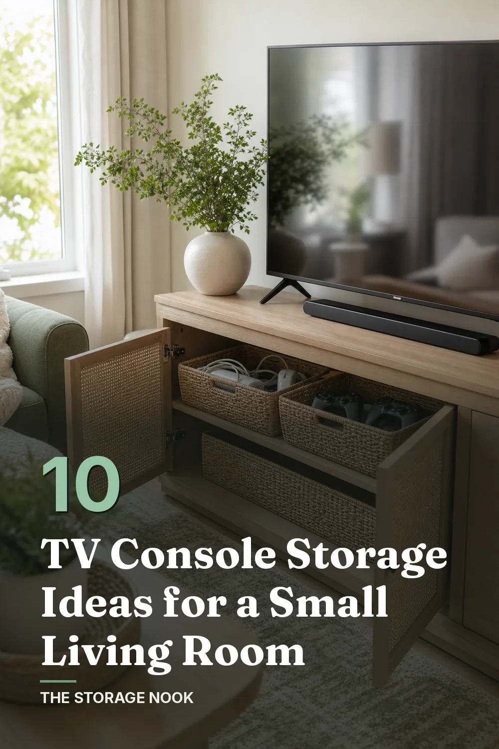 10 TV Console Storage Ideas for a Small Living Room