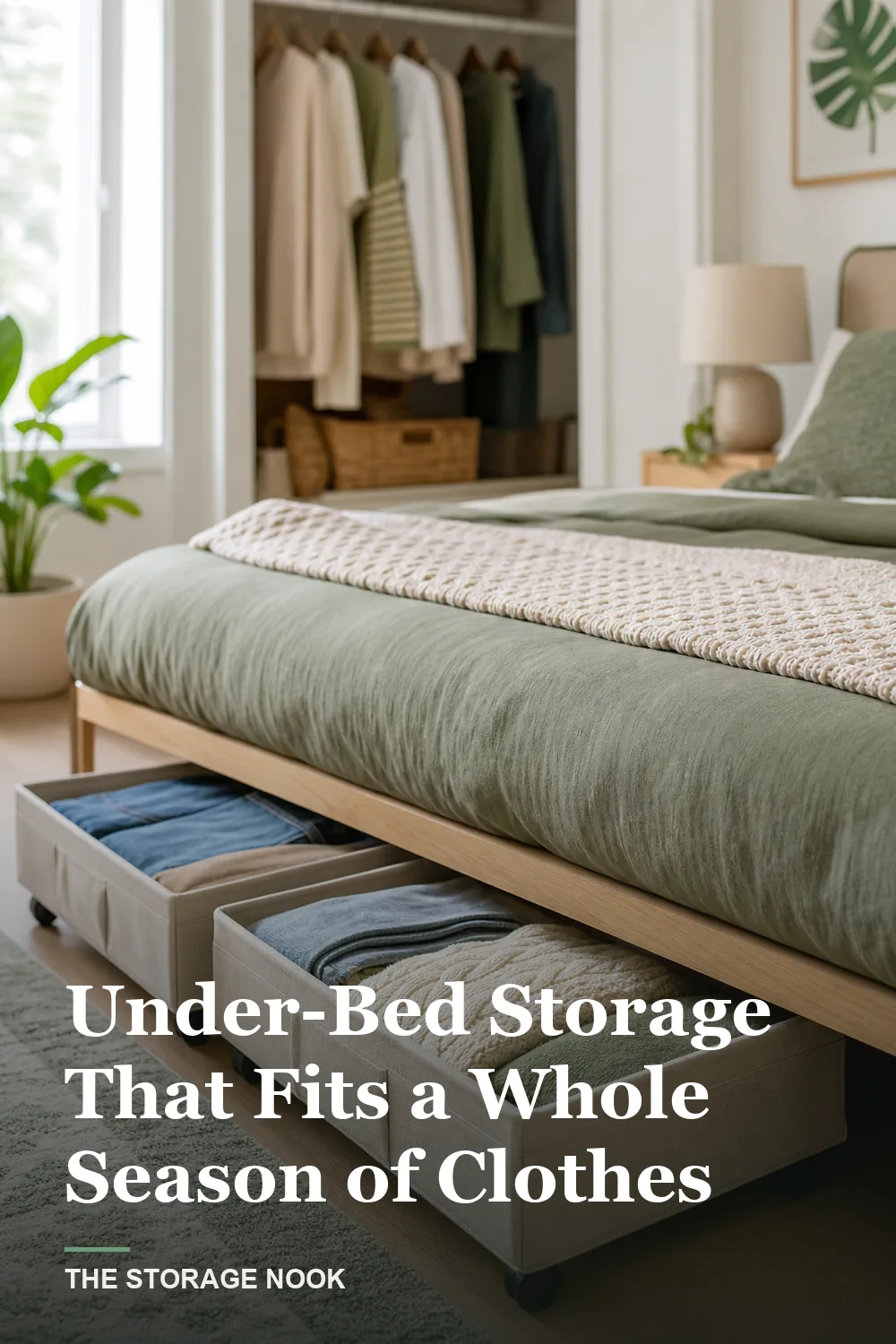 Under Bed Storage Clothes: Fit a Whole Season Underneath