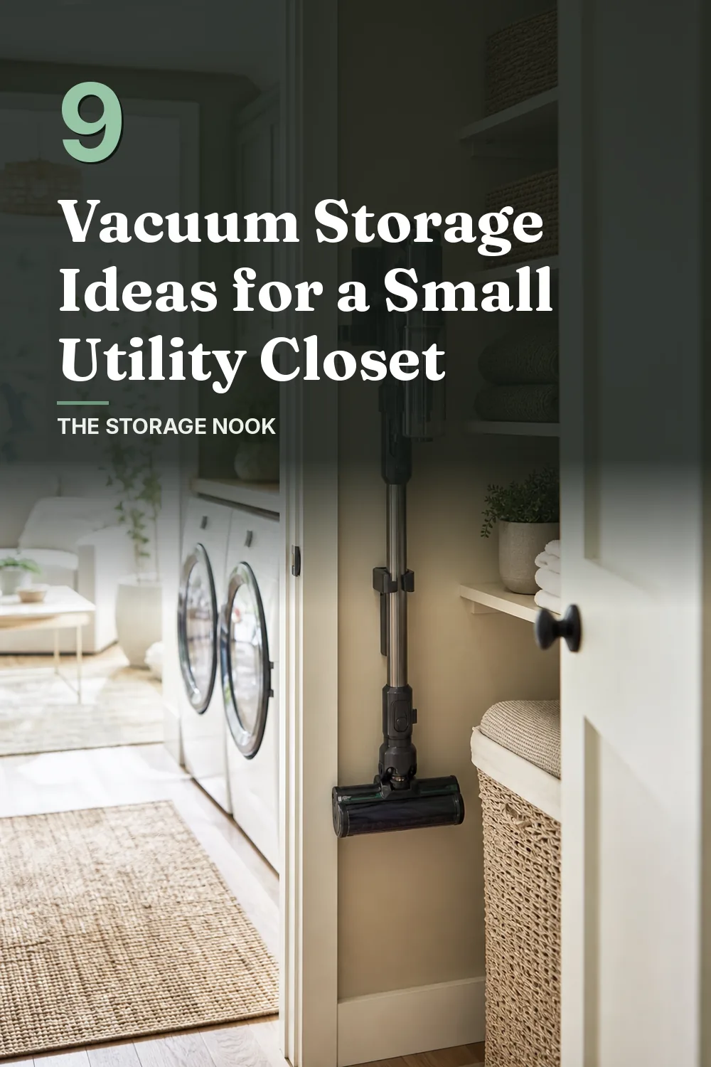 9 Vacuum Storage Ideas for a Small Utility Closet